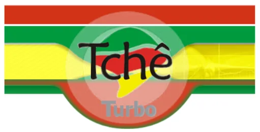 Marca histórica da Tchê Turbo usada no início da empresa, em 2003