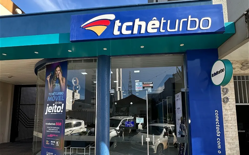 Fachada da loja da Tchêturbo em Três Passos